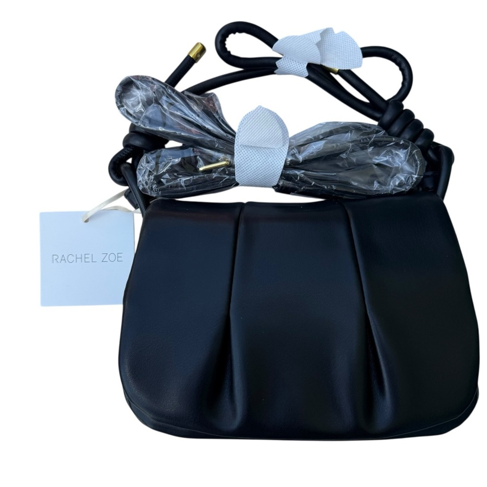 RACHEL ZOE Jacquelyn bag. Black.‎ NWT. Crossbody and removable strap. Vegan.